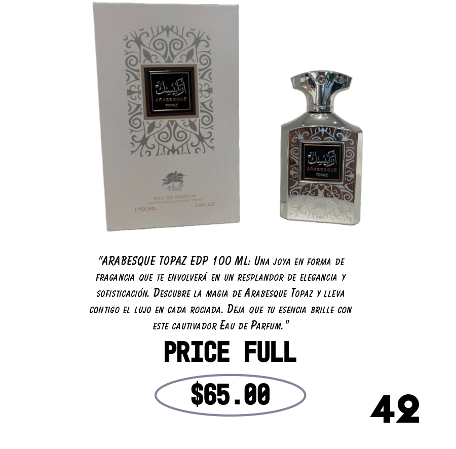 Arabesque Topaz 3.4 oz EDP unisex